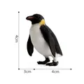 Emperor penguin figurine 4cm realistic polar animal model for kids toy set - Walking Emperor Penguin (PL127-182)