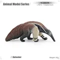 Realistic brown and beige anteater animal model toy for education, 13.6x4x5.5cm size - Large Anteater (PL127-2572)