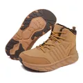 Wasserdichte Winter Schneestiefel mit warmem Fellfutter und rutschfester Gummisohle - 36 / Camel