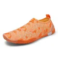 Oranje vijfvingerige waterschoen met marmerpatroon voor strandyoga en buitensporten - Oranje
