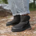 Bottes de neige noires pour enfants avec tissu matelassé et semelles épaisses antidérapantes - EU 28 / Noir