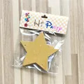 Ghirlanda di stelle dorate glitterate per decorazioni nuziali e pareti di feste di compleanno - Stella a cinque punte con glitter dorati