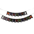 Set de carteles Happy Halloween con fantasma y calabaza para decoración fiesta - Estilo Calabaza Fantasma