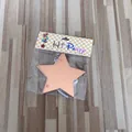 Rose gold mirror star garland party decoration in Hi Party branded packaging - Solid Rose Gold Star Garland