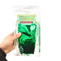 Foil fringe curtain in bright green finish for party and birthday event decorations - 2 Meters / Green