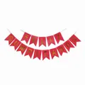 Pink and gold Feliz Cumpleaños banner for Spanish birthday party decorations set - Red Gold Stamping Spanish