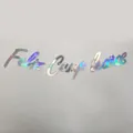 Iridescent laser finish Feliz Cumpleaños Spanish birthday banner for parties - Plain Gradient Silver
