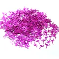 Coriandoli di fenicottero rosa metallizzato per decorazioni da tavola per feste estive - Stile Fenicottero