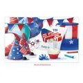 US Independence Day party banner decoration set with July 4th festive graphics - Independence Day Poster 5 (WLDLHF20220324)