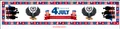 US Independence Day banner with stars and stripes design for patriotic garden parties - 1776 Eagle and Shield Emblem Style (Independence Day Banner 8)