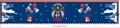 Independence Day horizontal banner featuring eagle and Statue of Liberty silhouette - Eagle Statue of Liberty and Uncle Sam Hat Style (Independence Day Banner 12)