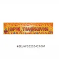 Detailed autumn harvest banner featuring pumpkins, grapes, and Thanksgiving turkey - Shadow Letter Cartoon Turkey Style (MGEJHF20220427001)