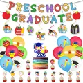 Kit decorazioni festa diploma prescolare con striscione, palloncini e topper - Kit Decorazione Diplomato Materna