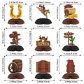 9-piece wild west cowboy theme honeycomb centerpieces for birthday party table decoration - Western Cowboy Honeycomb Decor (Style B)