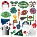 Detail van American Football fotorequisieten met helm en slogans voor sportieve feesten - Eén maat / Football Fotobooth Requisites