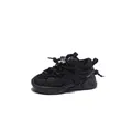 Scarpe da corsa nere per bambini con rete traspirante e pratica chiusura a coulisse - EU 22 / Nero