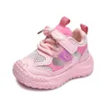 Sandali sportivi rosa traspiranti per bambini con velcro e suola in gomma - Taglie Miste 21-25 / Rosa