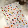 5D embossed dog nail stickers with colorful fruit patterns and cartoon puppies TS-4226 - TS-4226 Relief Puppy