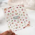 Adesivi per unghie 5D giapponesi con motivi floreali di fate rosa e viola per bambini - Fata dei Fiori Dipinta (KX295)
