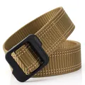 Ceinture tactique en nylon à séchage rapide avec boucle mate couleur kaki pour extérieur - Brun coyote