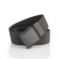 Ceinture élastique en nylon gris foncé avec boucle YKK noire mate pour l'extérieur - 120cm / Gris clair