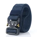 Cintura tattica in nylon blu scuro con fibbia in metallo a sgancio rapido nero - Blu Reale