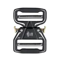 Tactical matte black cobra buckle for 38mm belt featuring 5KN quick release mechanism - Black