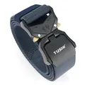 Cintura tattica in nylon blu scuro da 3,8cm con fibbia cobra in alluminio a sgancio rapido - 125cm / Blu Reale