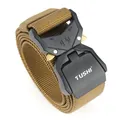 Cintura tattica in nylon marrone lupo con fibbia in metallo e resistenza di 12kN - 125cm / Marrone coyote