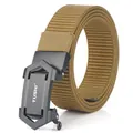 Taktischer Nylon-Gürtel in Khaki mit Schnellverschluss-Metallschnalle für Herren - Kojote Braun