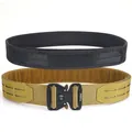 Tactical 2 inch quick release belt set in black and khaki with zinc alloy 5KN buckle - S / Coyote Brown