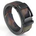 Herren Camouflage geflochtener Elastikgürtel aus Nylon mit Metallschnalle - 120cm / Klassisches Camouflage