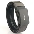 Ceinture tactique en nylon double couche avec boucle automatique pour extérieur - Gris foncé