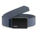 Navy blue nylon tactical belt with a black quick-release alloy buckle for outdoor training - Sapphire Blue / 120cm