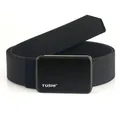 Tactical black nylon belt with quick-release aluminum alloy buckle for outdoor training - Black / 120cm
