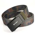 Cintura in nylon mimetico resistente con fibbia in metallo nero opaco tattica - Mimetico Classico