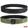 Black and military green 5cm tactical nylon belts with heavy duty alloy buckle - S / Army Green