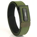 Cintura tattica in nylon con fibbia rapida TUSHI per uomo colore verde militare - 120cm / Verde Militare