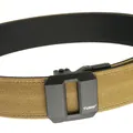 Cinturón táctico de nailon caqui con hebilla automática para entrenamiento - Marrón Oscuro