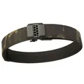 Heavy duty tactical nylon belt with black multicam pattern and honeycomb buckle - 120 / Black Green Camo