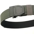 Ceinture tactique en nylon vert armée avec boucle à dégagement rapide et insert carbone - Gris foncé