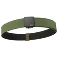 Cintura tattica in nylon a doppio strato verde militare con fibbia automatica per uomo - 120cm / Verde Militare