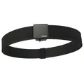 Cintura tattica in nylon a doppio strato nero con fibbia automatica opaca e logo - 120cm / Nero