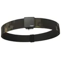 Tactical camouflage nylon belt with black frosted quick-release buckle for outdoor sports - 120cm / Black Green Camo
