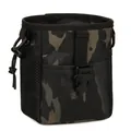 Tactical Molle pouch in jungle camouflage pattern with mesh pocket and snap hook - Black Scorpion Camo