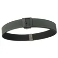 Thickened tactical double-layer nylon belt with matte black automatic buckle for outdoor - Dark Gray