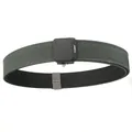 Tactical grey nylon belt with black automatic buckle and TUSHI logo for outdoor gear - 120cm / Dark Gray