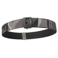 Tactical grey camouflage nylon belt with durable black plastic buckle for outdoor use - Automatic Buckle Style / Dark Gray Camouflage