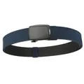 Ceinture tactique en nylon bleu marine avec sangle double couche et boucle en carbone - Bleu clair