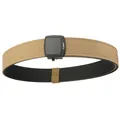 Tactical double-layer nylon belt with quick-release buckle in khaki and black colors - Dark Brown